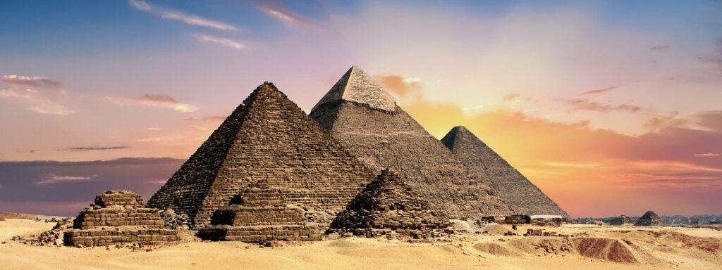 The pyramids in Egypt are very impressive.