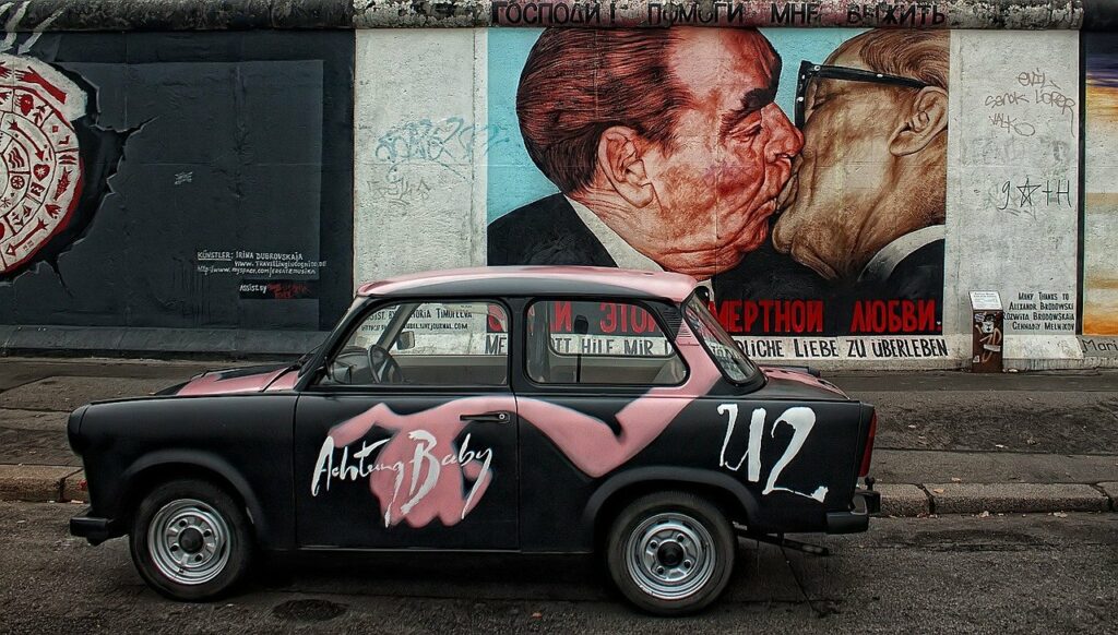 Berlin city wall.